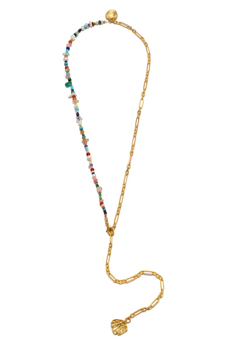 Sequin Rickie Layered Convertible Necklace, Alternate, color, Multi/ Gold