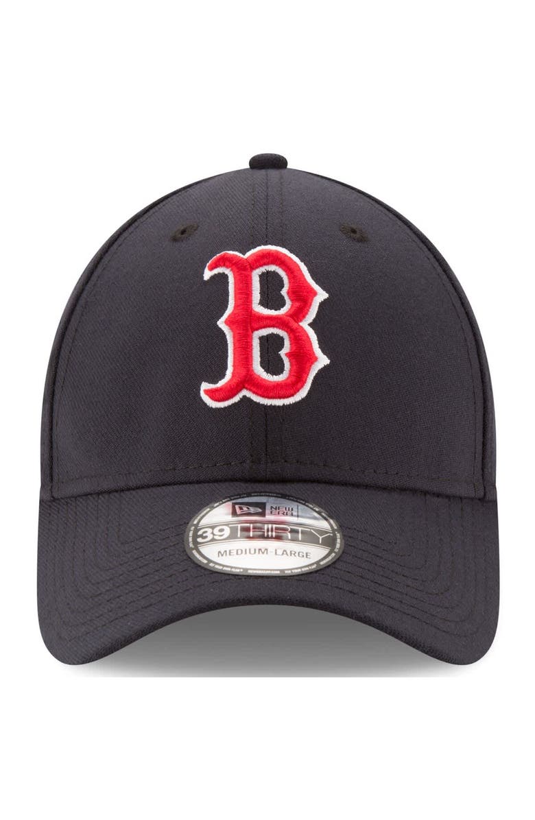 New Era Men's New Era Navy Boston Red Sox 2025 MLB Postseason Side Patch 39THIRTY Flex Hat, Alternate, color, Navy