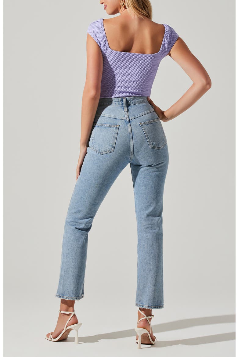 Ninette Textured Bodysuit, Alternate, color, LILAC