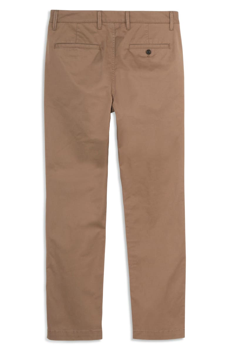 Scotch & Soda Flat Front Chino Pants, Alternate, color, Medium Brown