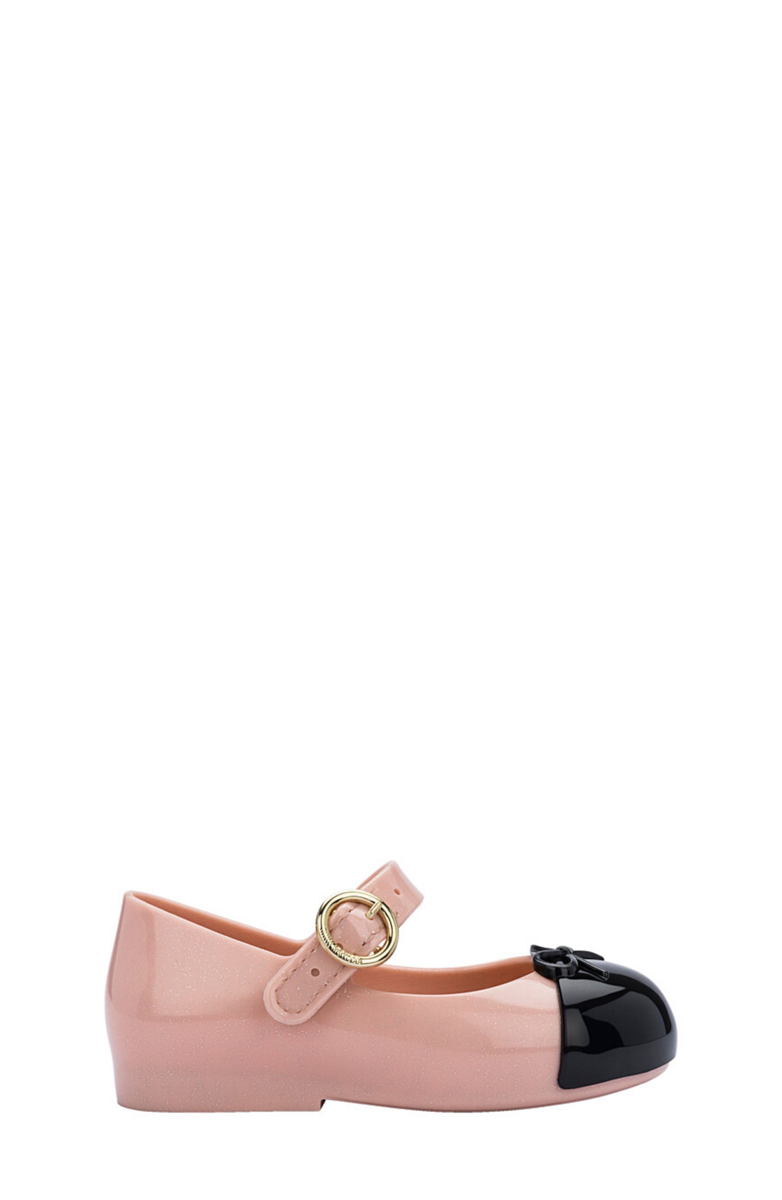 Sweet Love Flat, Alternate, color, GLITTER ROSE/ BLACK
