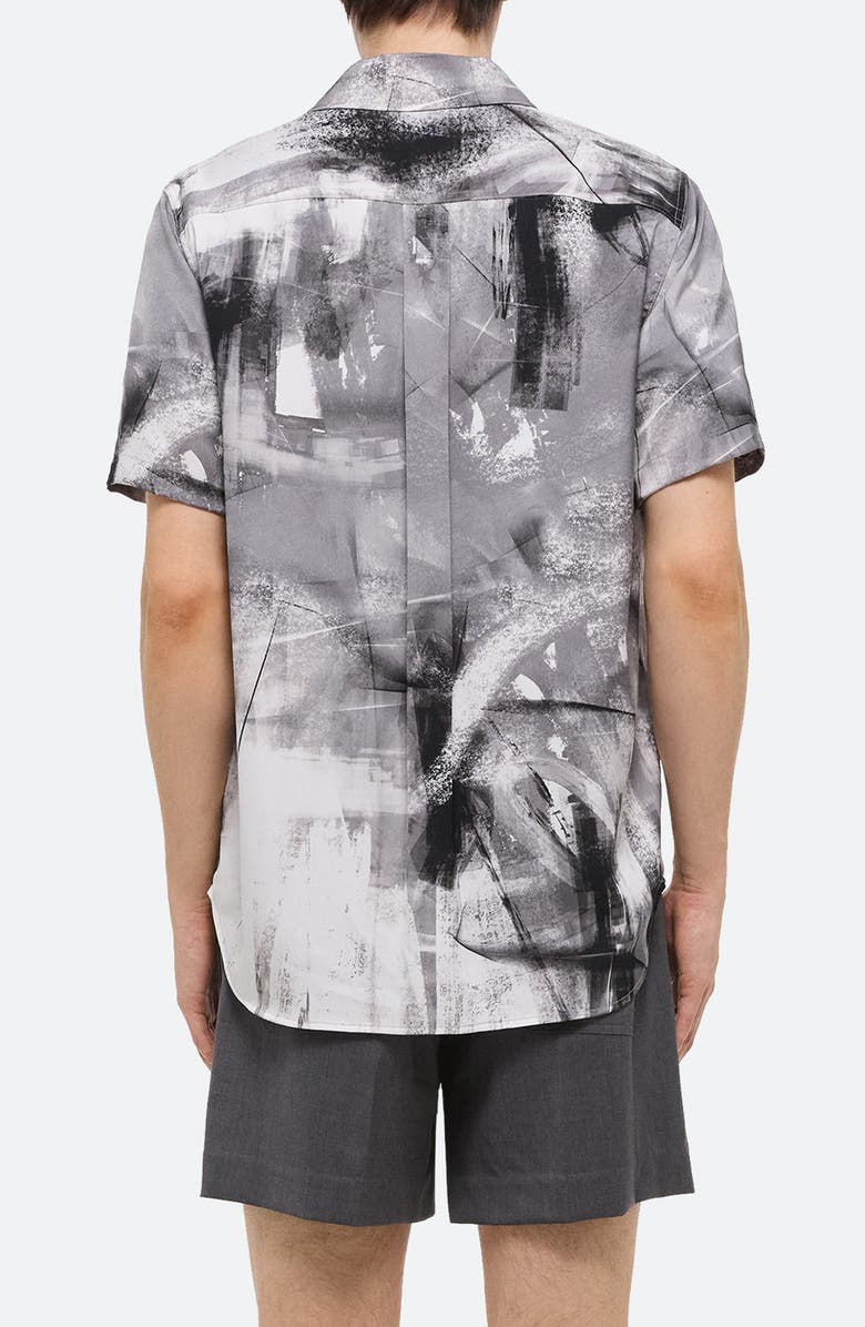 Helmut Lang Zip Scribble Shirt, Alternate, color, 