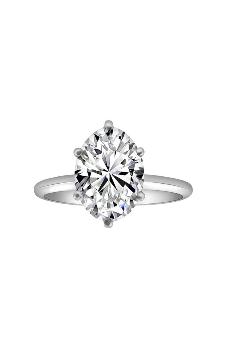 Bliss Diamond Certified 1-5Ct Oval Diamond Solitaire Engagement Ring Gold / Platinum Lab Grown, Main, color, 
