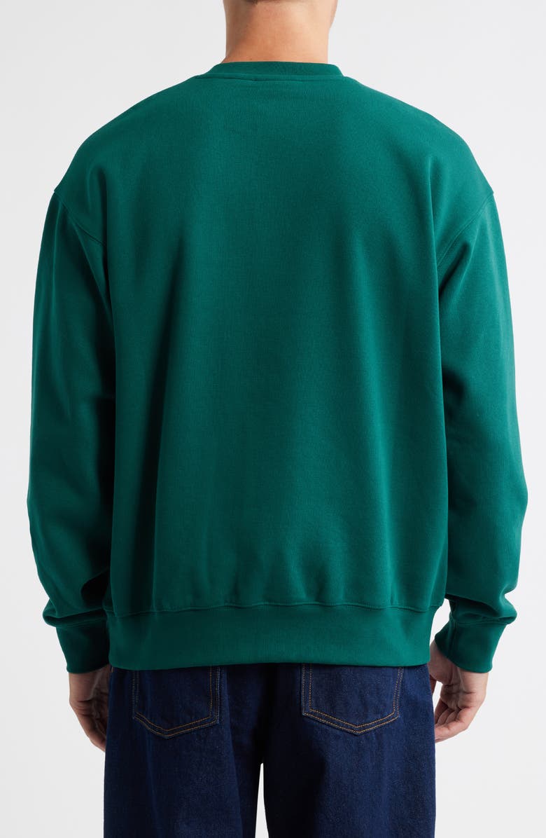 Obey Headlines Logo Sweatshirt, Alternate, color, Botanical Garden