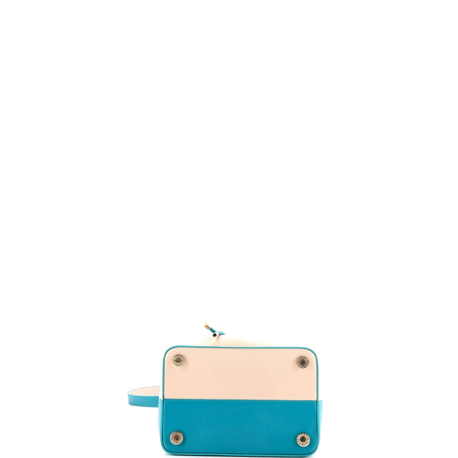 B.Zero1 Bucket Bag Leather, Alternate, color, Blue