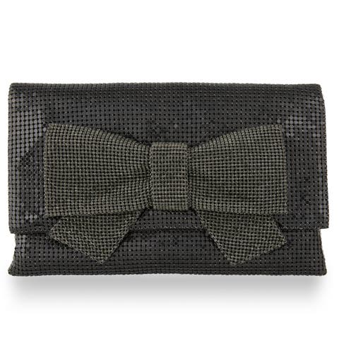 Gemma Crystal Bow Clutch