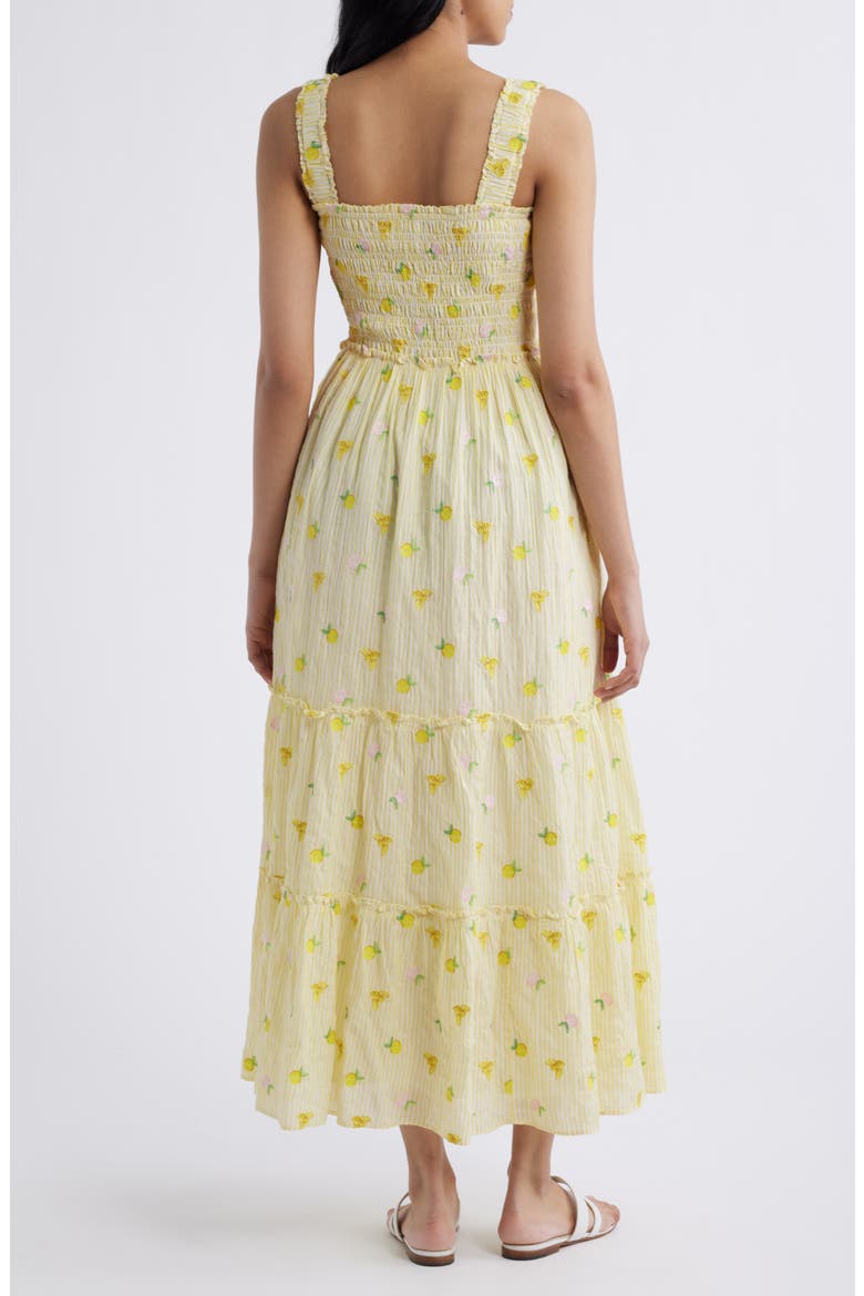 Hadly Smocked Maxi Dress, Alternate, color, ESTELLE YELLOW
