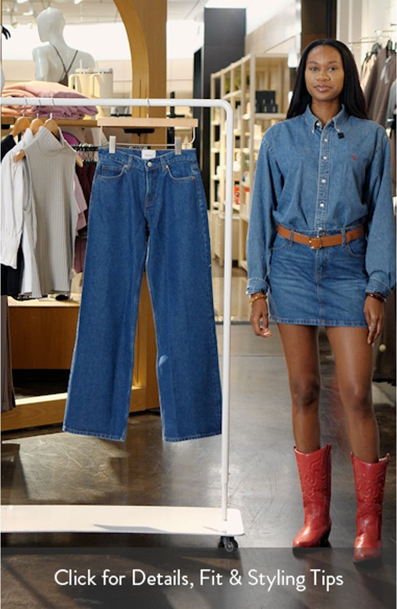 Cary Slouchy Wide Leg Jeans, sales video thumbnail