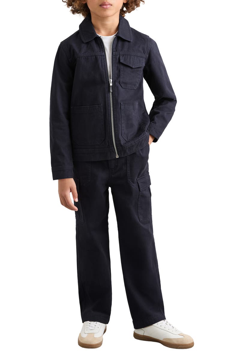 Reiss Kids' Nevis Chore Jacket, Alternate, color, Navy