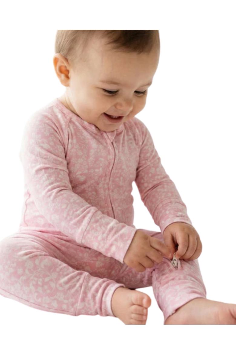 Long Sleeve Buttery Soft Sleeper, Alternate, color, Petite Fleur