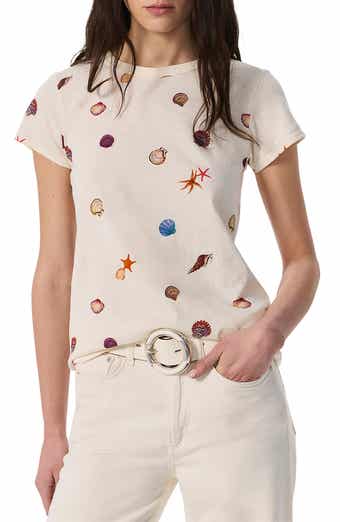 rag & bone Seashell Print Cotton T-Shirt