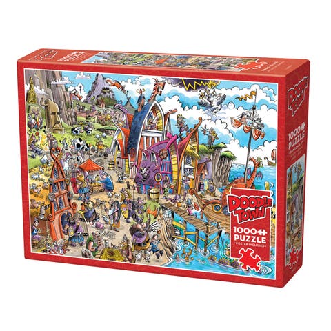 Viking Village 1000 Piece Puzzle Reference Poster Included
