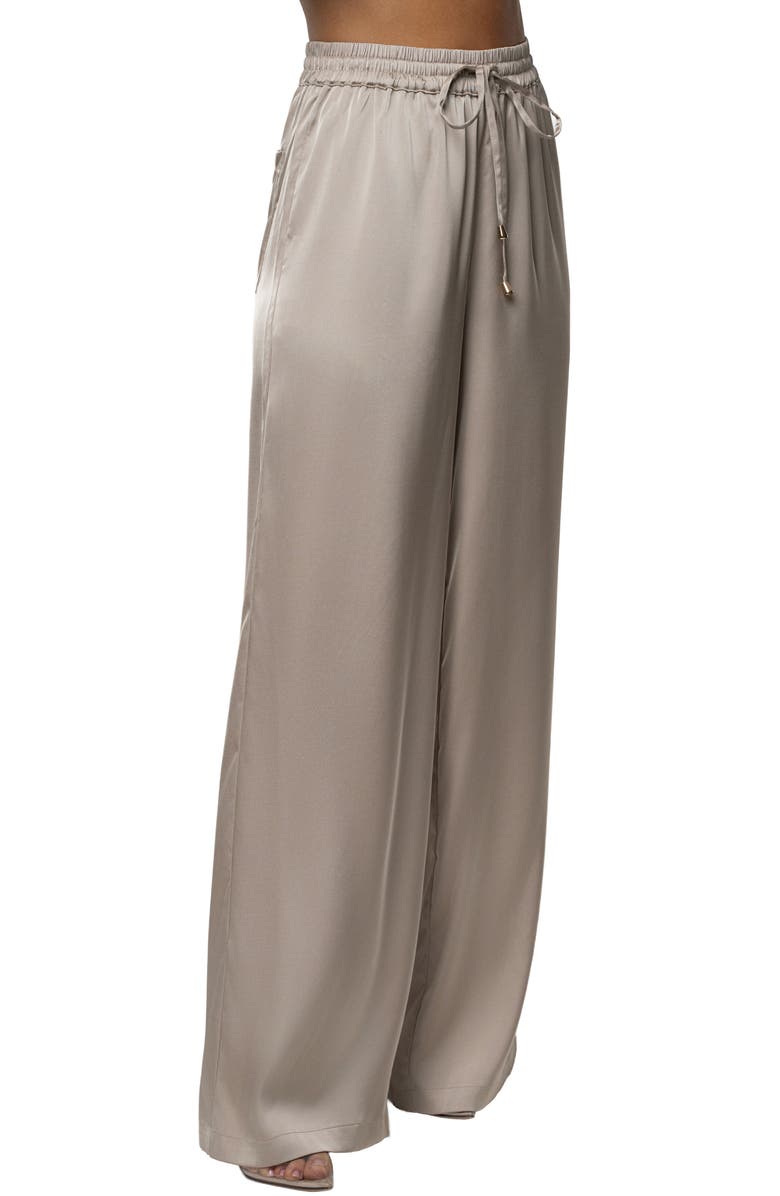 JLUXLABEL Sunny Day Wide Leg Pants, Alternate, color, Beige