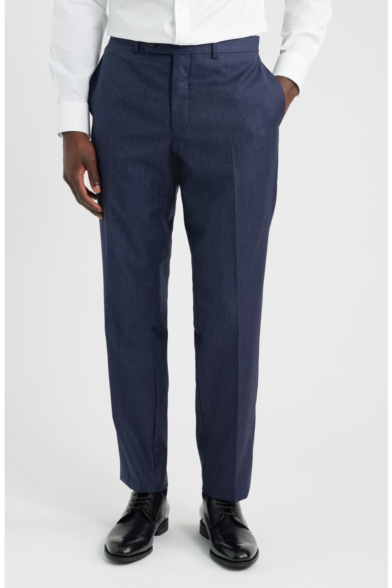 250th Capsule Mason Regular Fit Navy Denim Effect Wool Suit, Alternate, color, DENIM