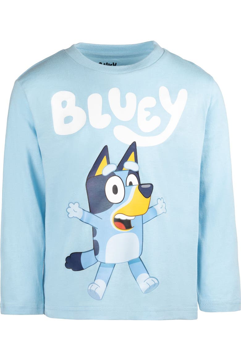3-Pack Long Sleeve T-Shirts, Alternate, color, Bluey Bingo Multi