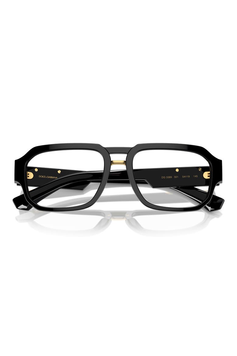 55mm Pilot Optical Glasses, Alternate, color, BLACK