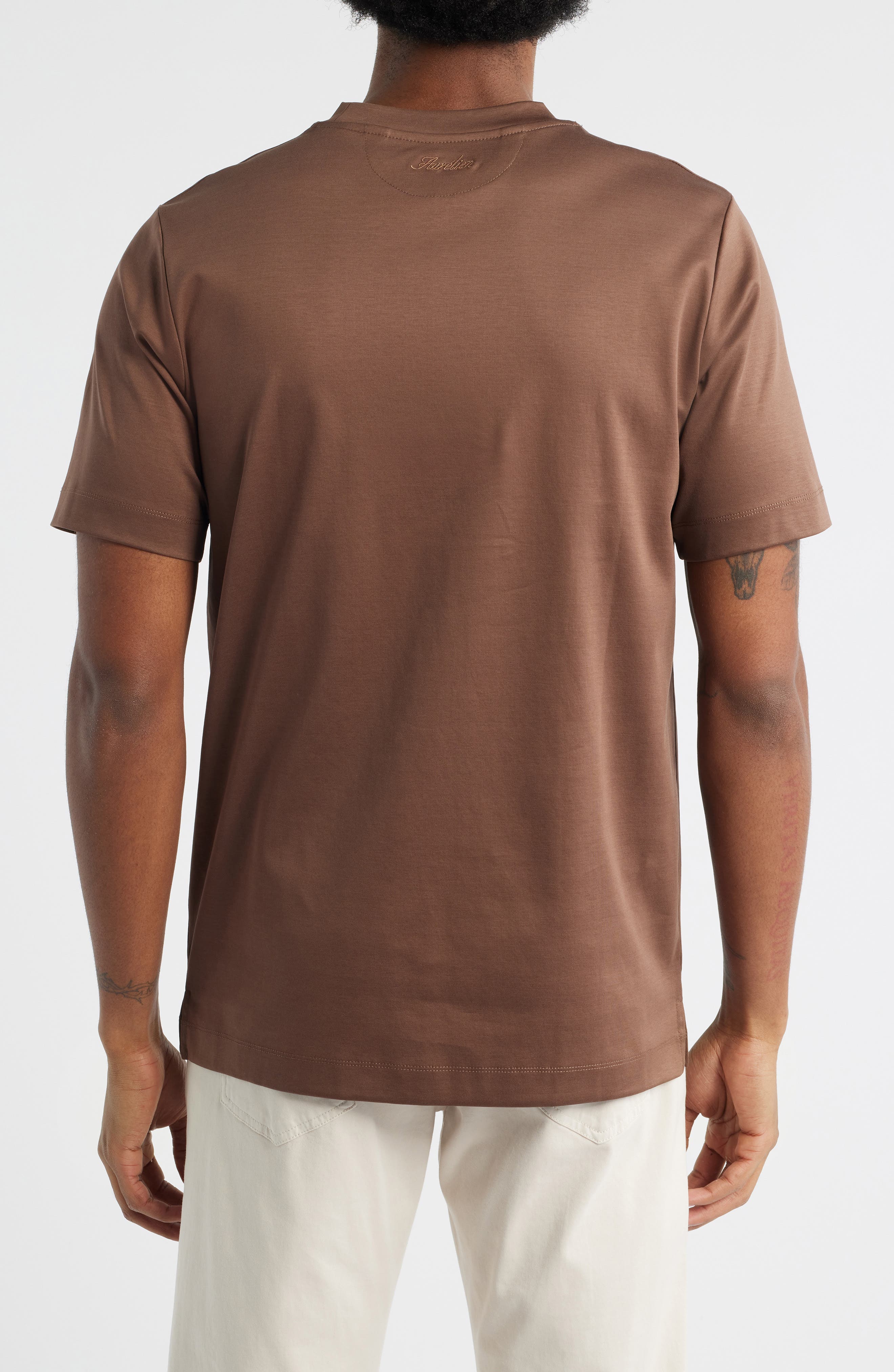 AUR1 Solid Cotton T-Shirt - image 2