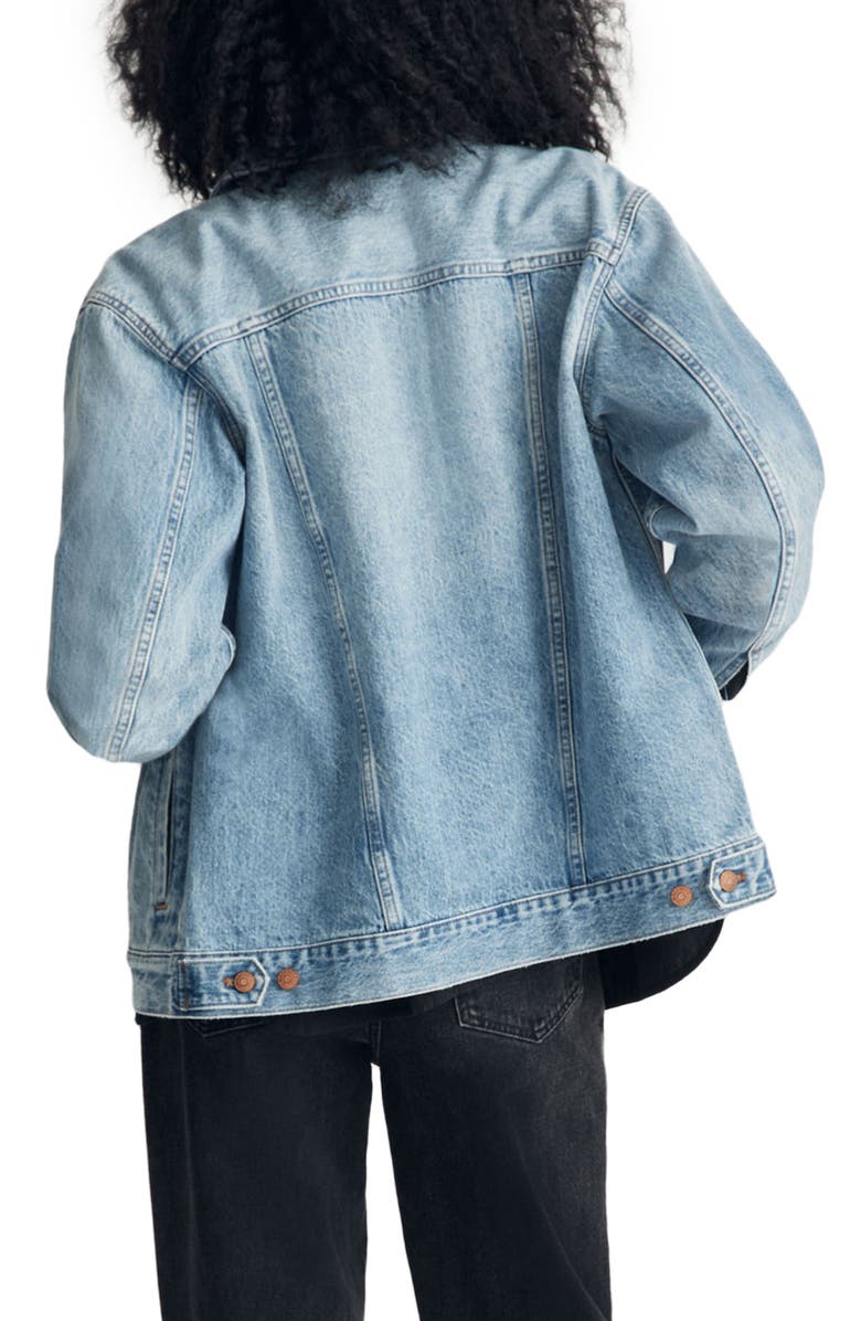 Madewell The Oversize Trucker Jean Jacket, Alternate, color, 