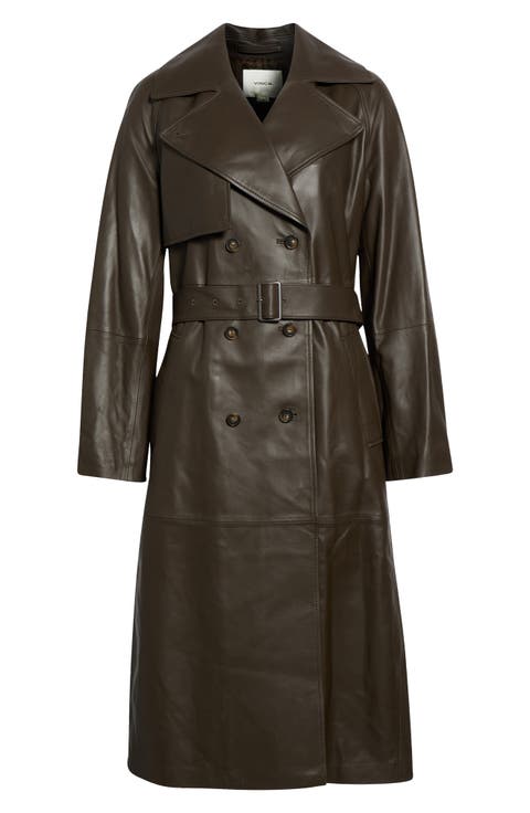 Leather Trench Coat