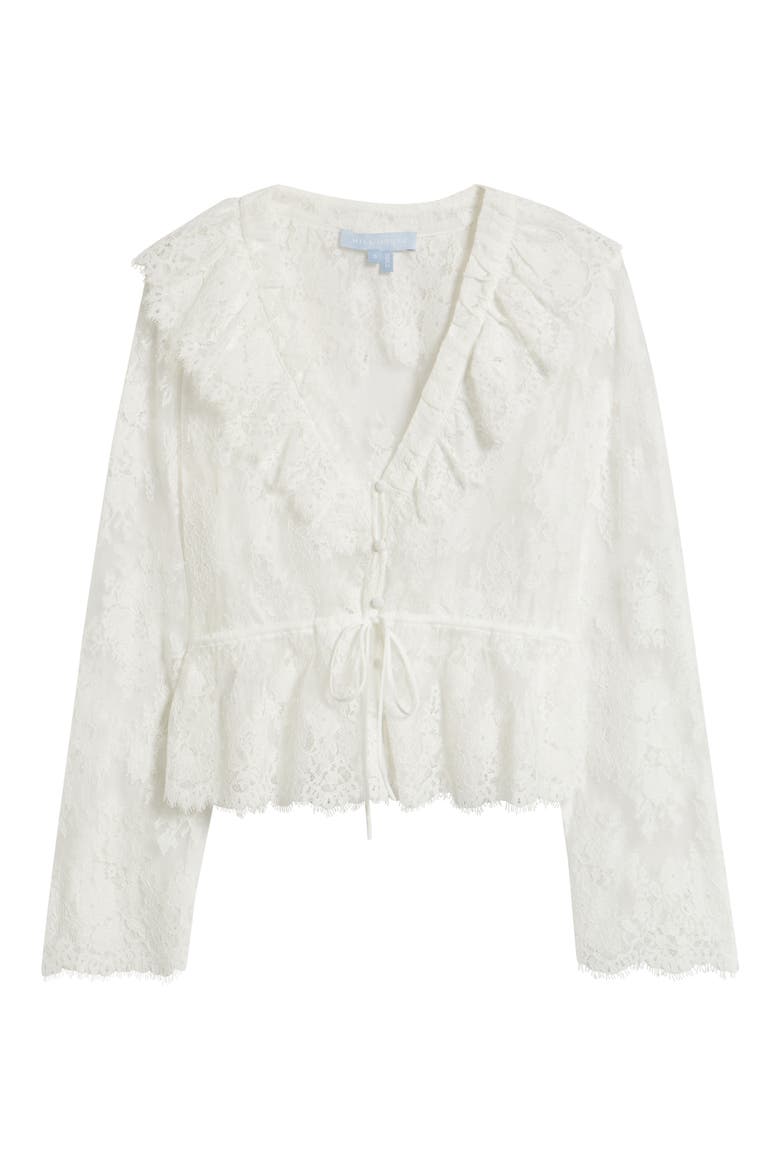 The Zoya Sheer Lace Top, Alternate, color, WHITE