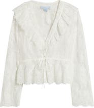 Hill House Home The Zoya Sheer Lace Top