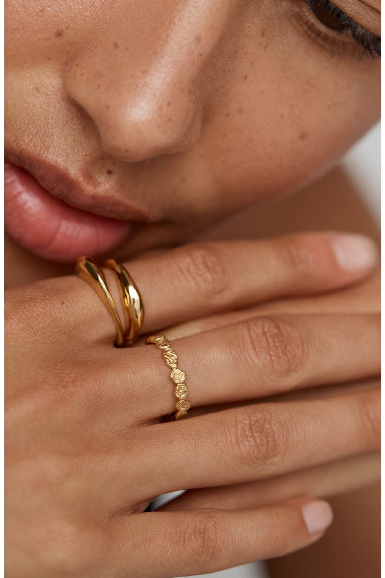 Capri 18k Gold Vermeil Mini Stacking Ring, Alternate, color, 18K GOLD VERMEIL