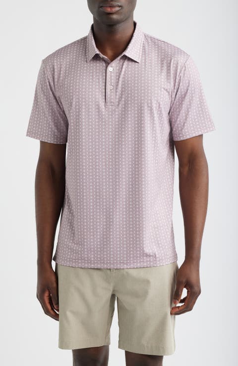 Seashell Print Polo