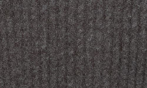 Elodie Mini Cable Knit Crop Sweater In Gray