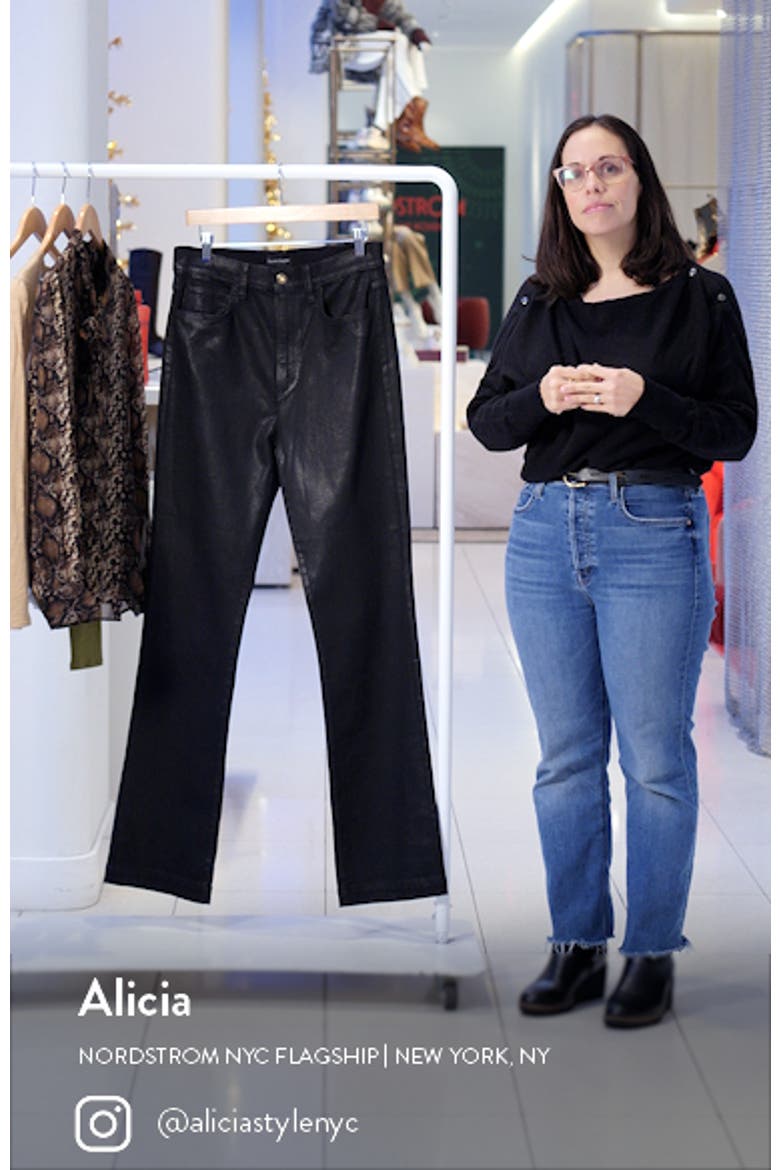 The Valentina Coated Bootcut Jeans video