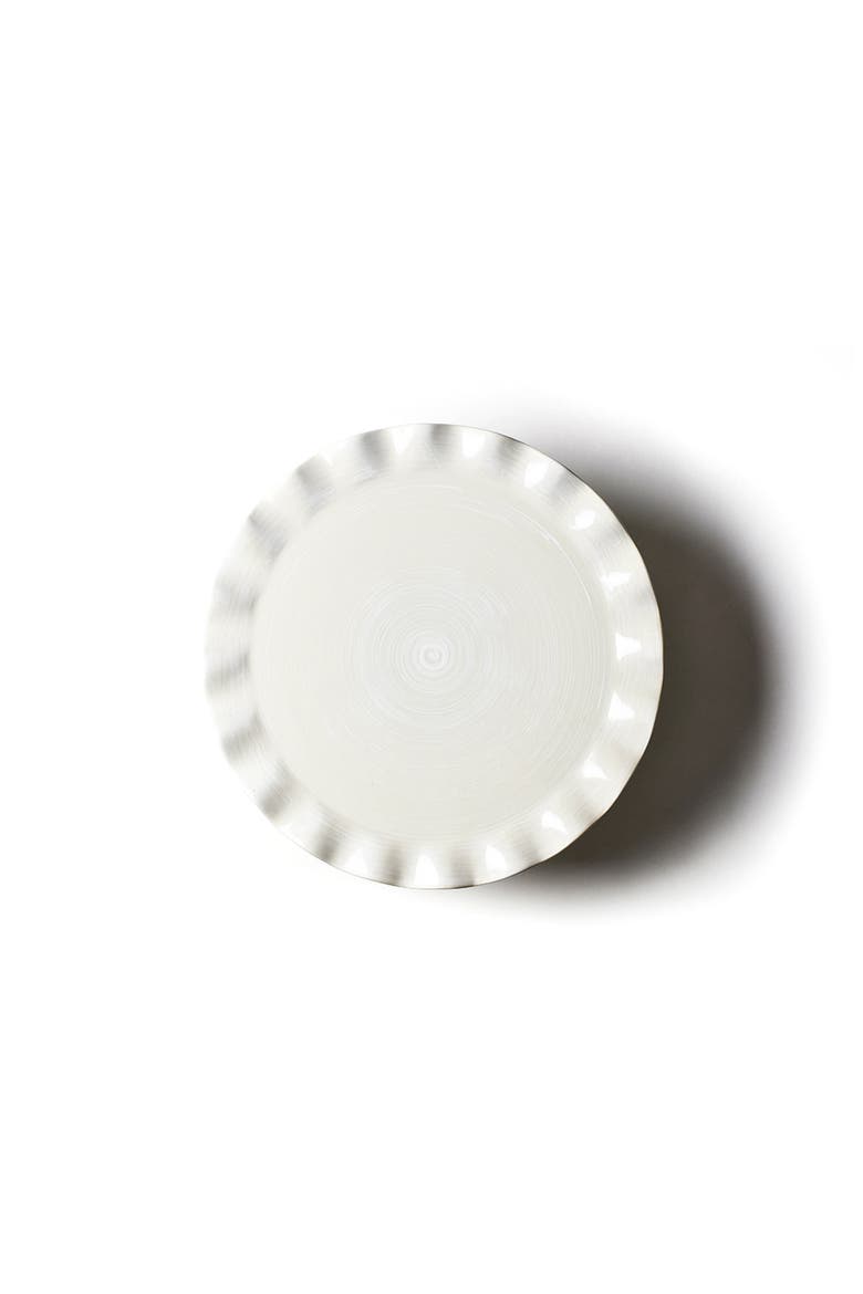 Signature White Ruffle Large Cake Stand, Alternate, color, White