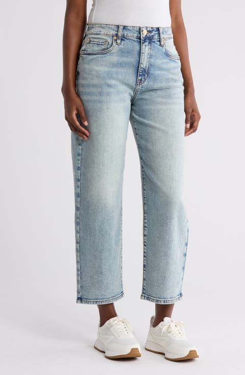 Ultra High Waist Barrel Leg Jeans (Taft)