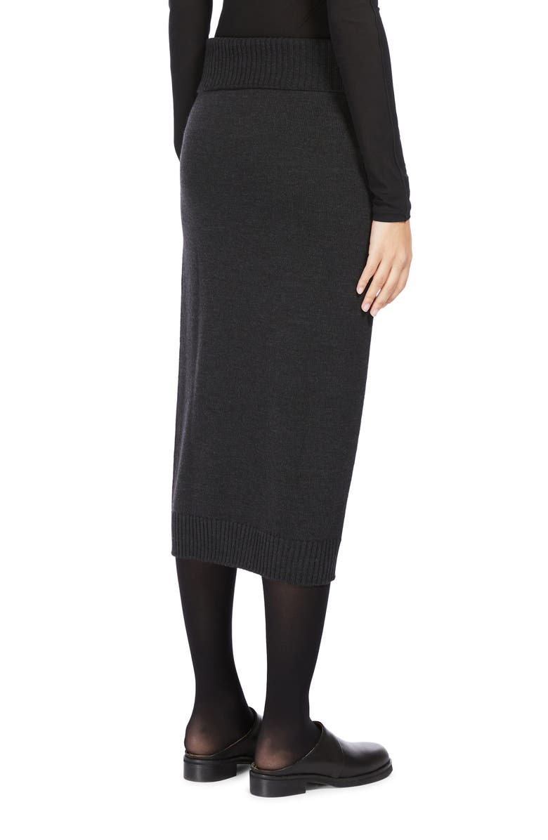 Max Mara Leisure Melk Virgin Wool Midi Skirt, Alternate, color, 