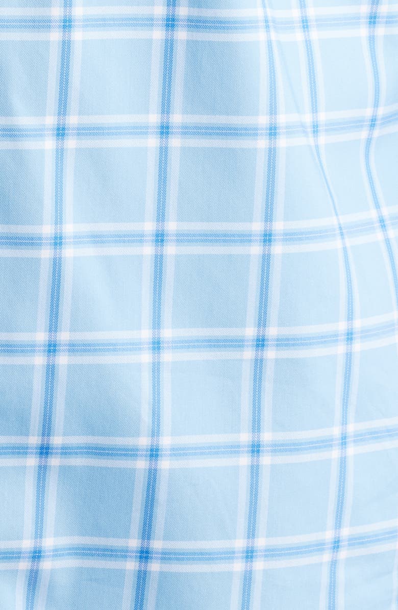 Peter Millar Ullswater Crown Lite Plaid Button-Up Shirt, Alternate, color, Cottage Blue