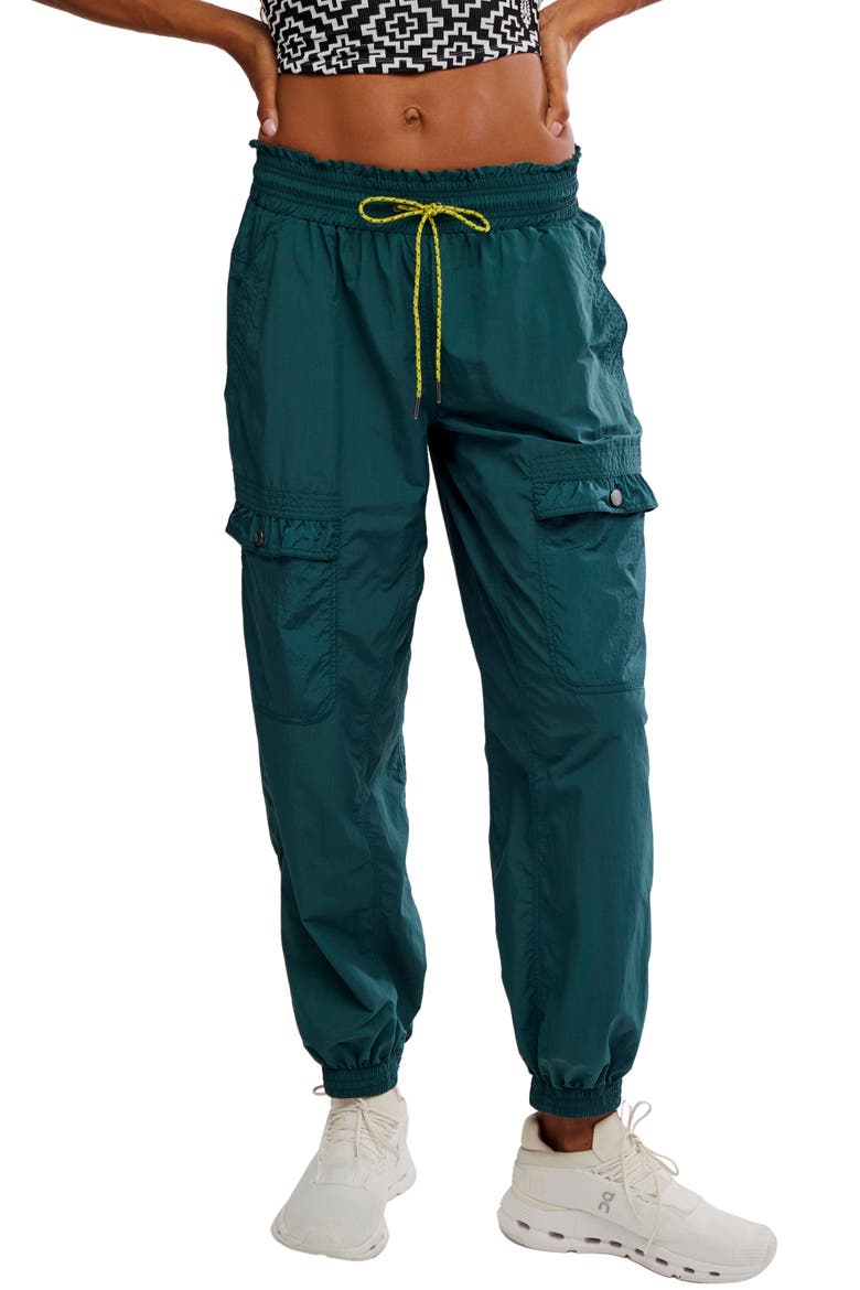 FP Movement Rogue Paperbag Cargo Pants, Main, color, EVERGREEN