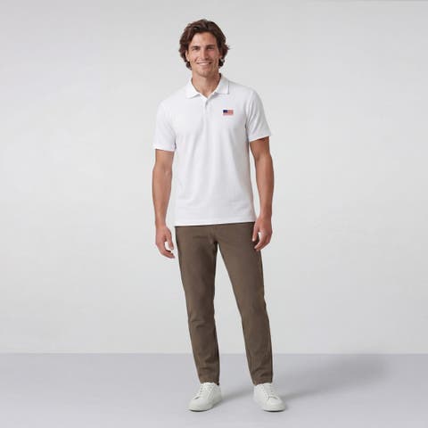 USA Flag Clubhouse Pique Polo