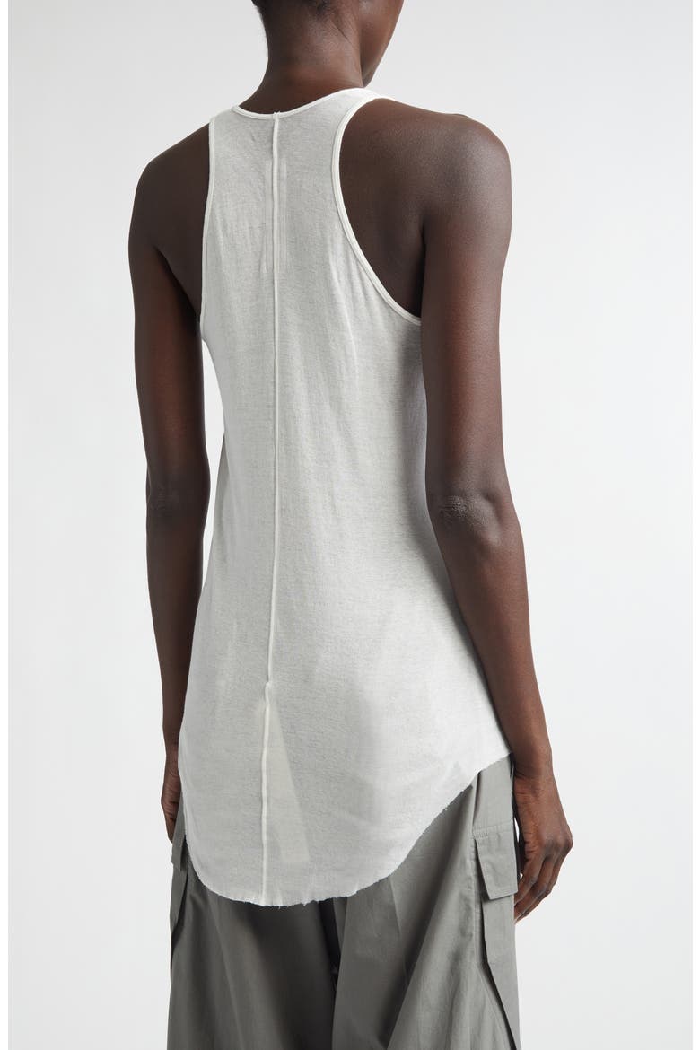Basic Rib Cotton Tank, Alternate, color, MILK