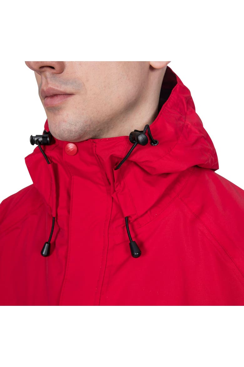Corvo Hooded Full Zip Waterproof Jacket/Coat, Alternate, color, Red