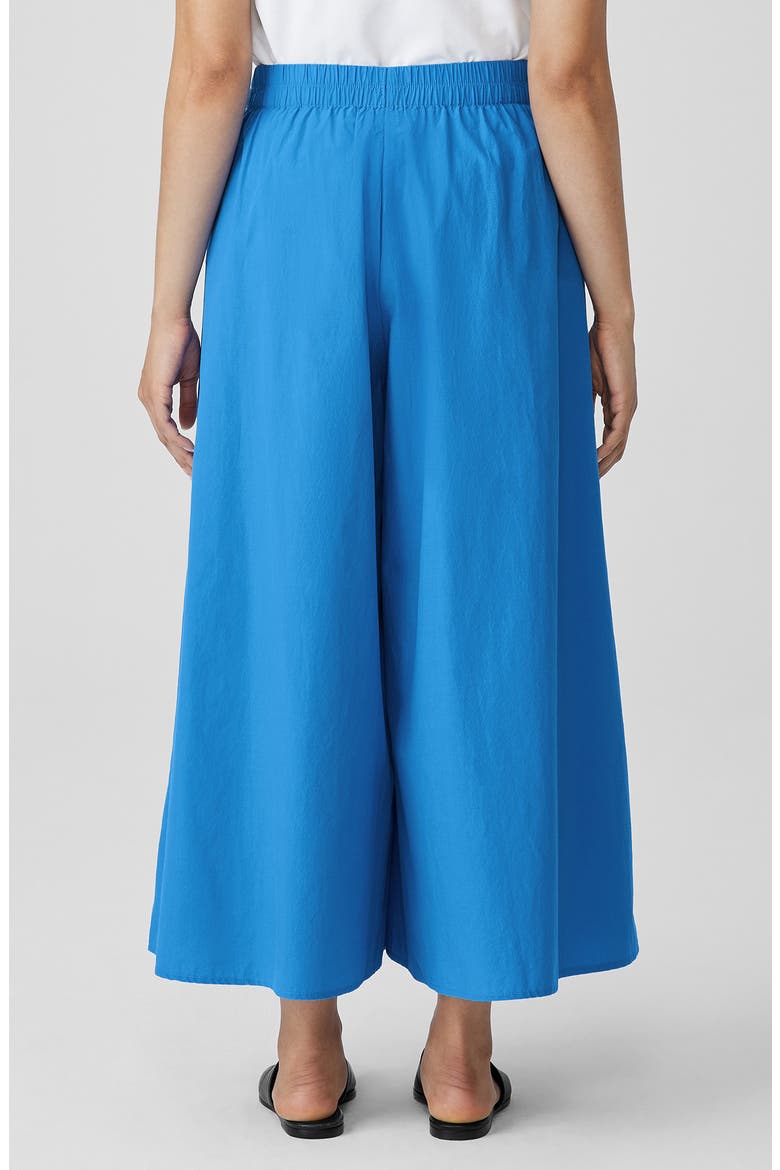 Organic Cotton Poplin Ankle Extra Wide Leg Pants, Alternate, color, CALYP