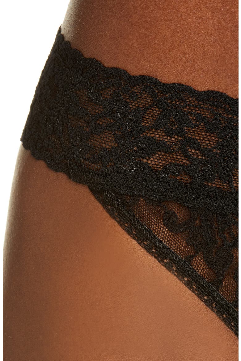 Original Rise Thong, Alternate, color, BLACK