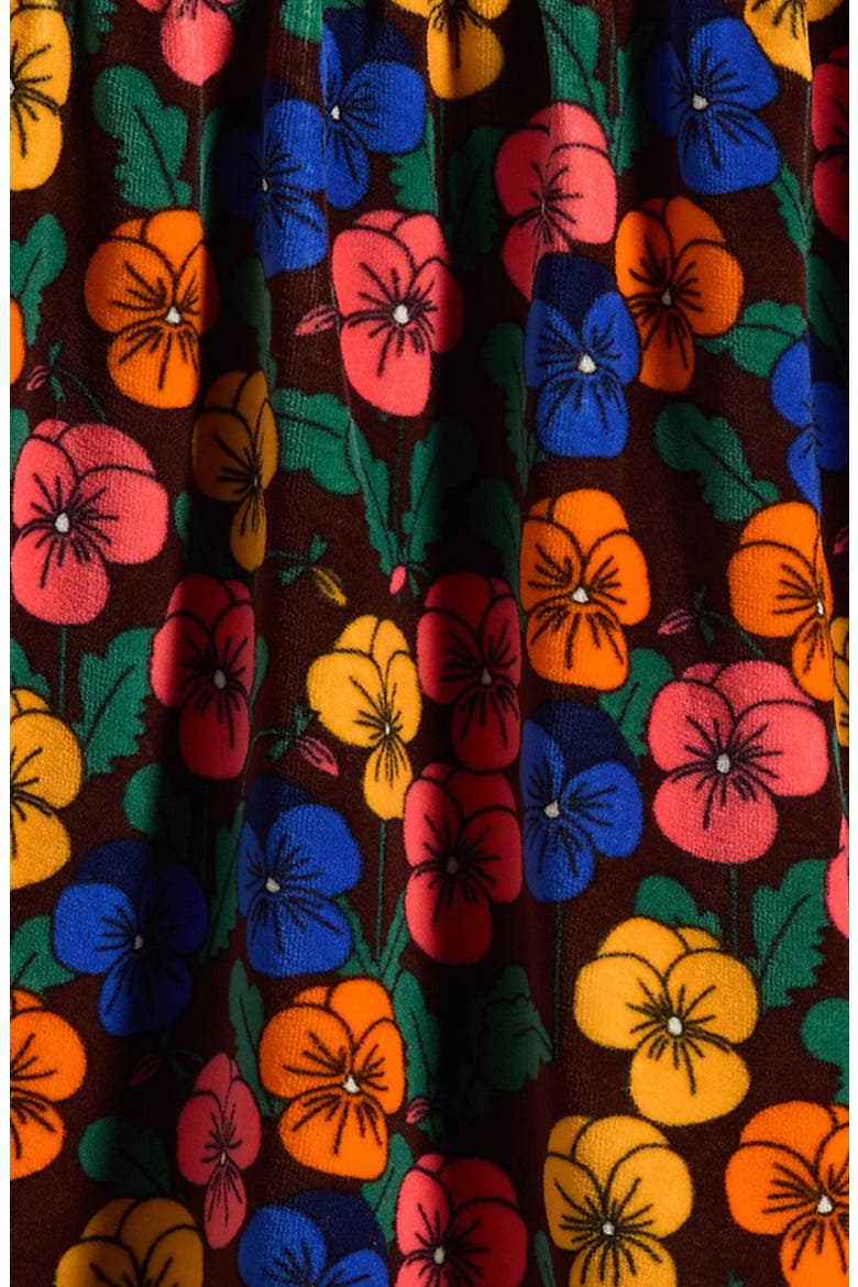 Kids' Violas Velour Dress, Alternate, color, BLACK MULTI