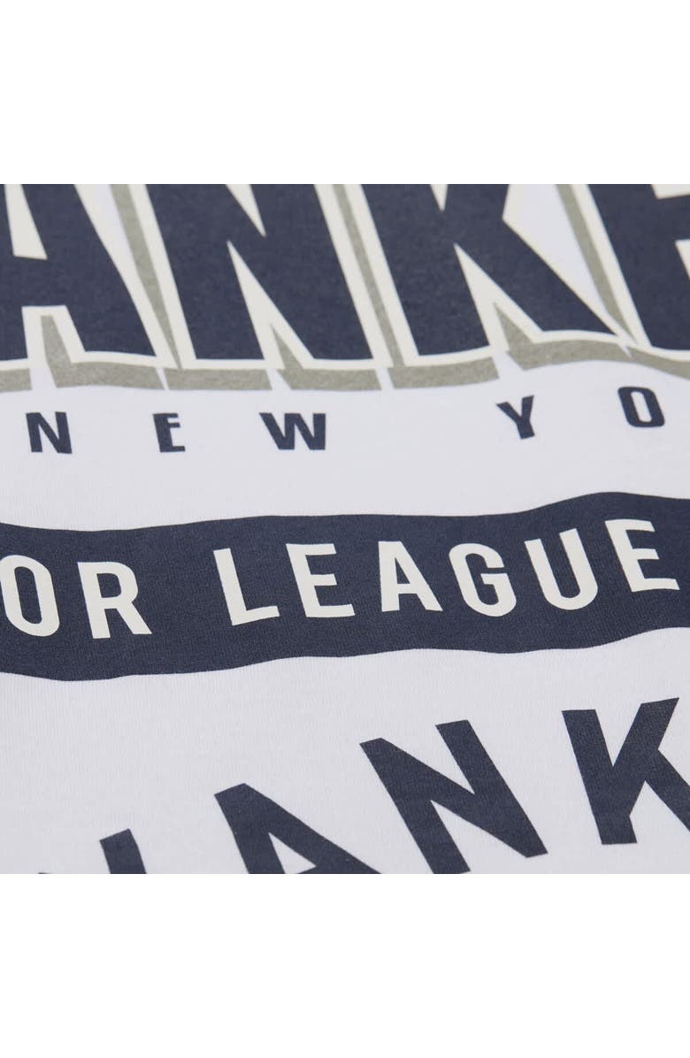 Mitchell & Ness Men's Mitchell & Ness White New York Yankees Cooperstown Collection Team Origins Premium T-Shirt, Alternate, color, 