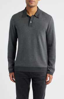 Rails Herrington Herringbone Polo Sweater