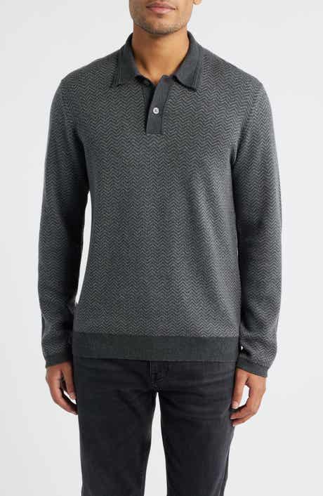 Rails Herrington Herringbone Polo Sweater