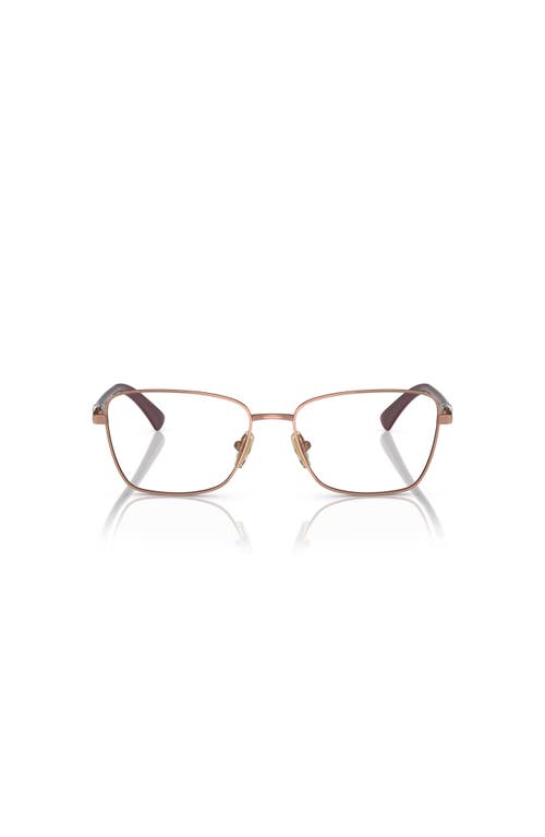 Vogue Eyewear 52mm Butterfly Optical Glasses In Brown
