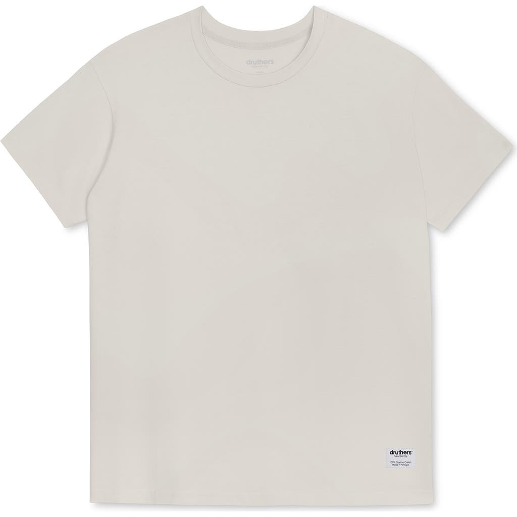 Druthers NYC Heavyweight Organic Cotton T-Shirt in Ecru  product