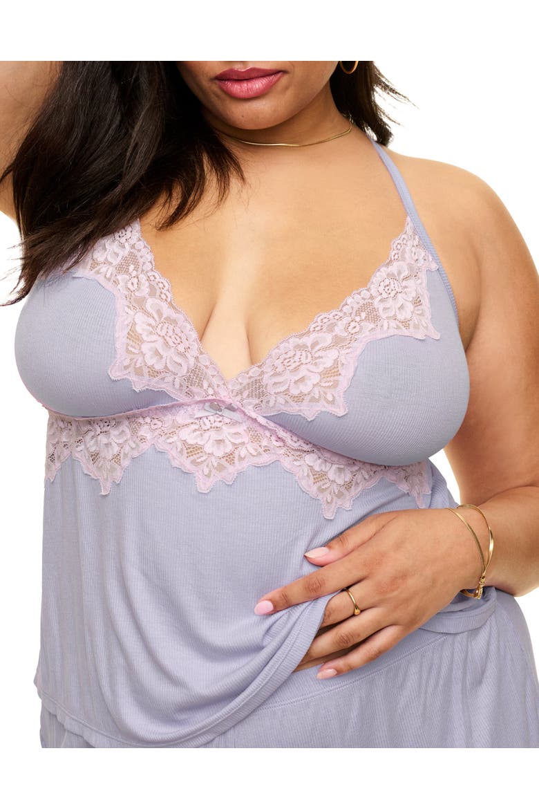 Lora Pajama Cami & Shorts Set, Alternate, color, Medium purple