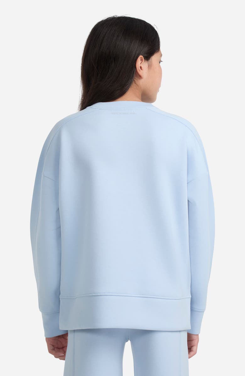 abercrombie kids Kids' Crewneck Sweatshirt, Alternate, color, Skyway