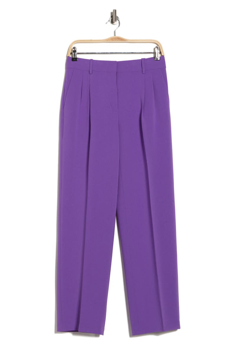 Double Pleat Trousers, Alternate, color, BRIGHT PEONY