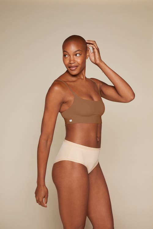 Harper Wilde Bliss Scoop Bralette In Brown