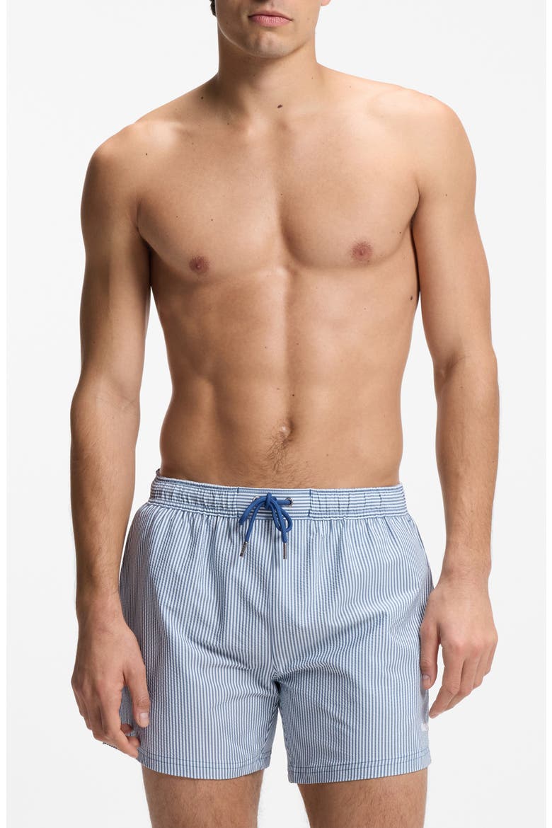 Velvet Fish Swim Trunks, Main, color, OPEN BLUE